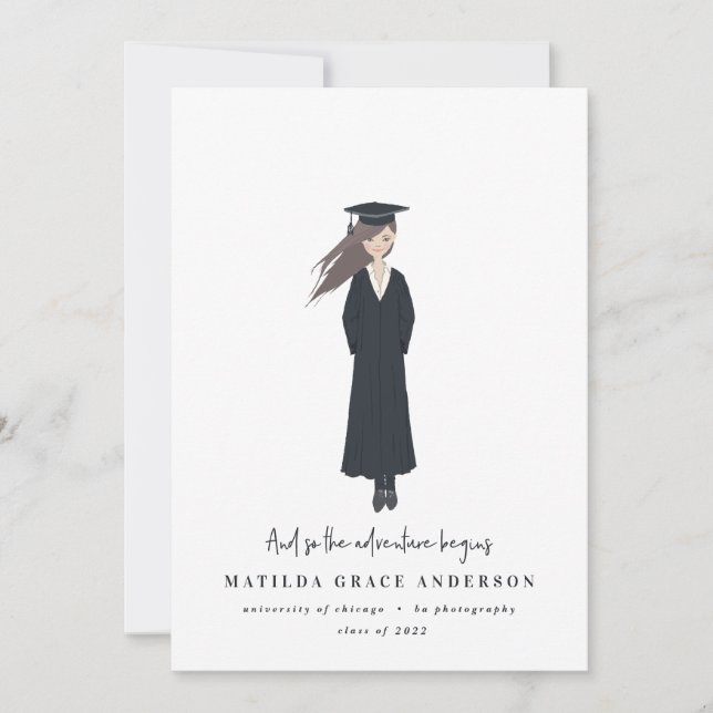 And so the adventure begins graduation party (Front)