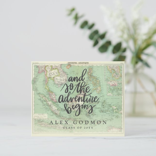 And so the adventure begins invitation  (Standing Front)