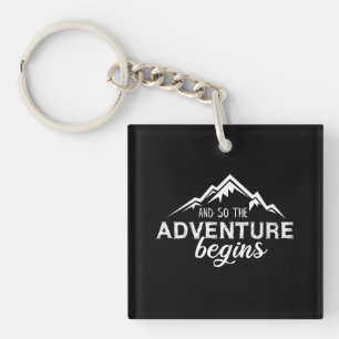 and so the adventures beigns keychain