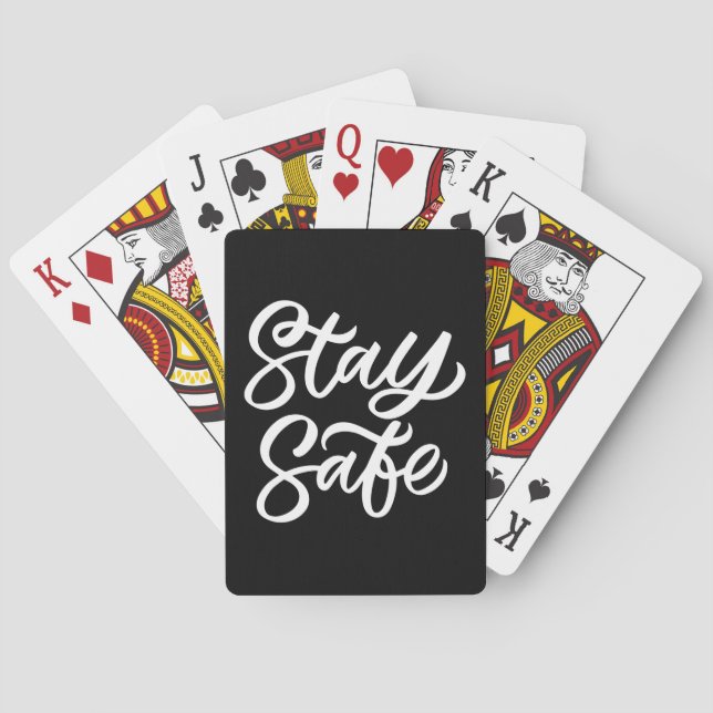 And Stay Safe Playing Cards (Back)