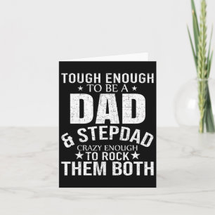And Stepdad Fathers Day Stepdad Step Dad  Card