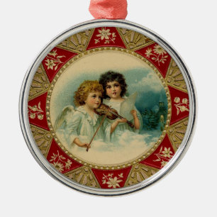 And the Angels Sing – Holiday Metal Ornament