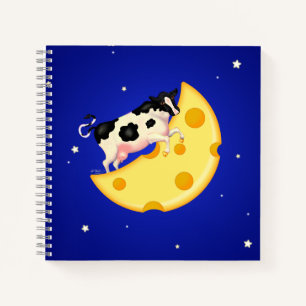 And the Cow Jumped Over the Cheese Moon Notebook