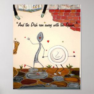And the Dish ran away with the Spoon Print