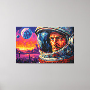 AND THE FUTURE TURNED DARK 3 CANVAS PRINT
