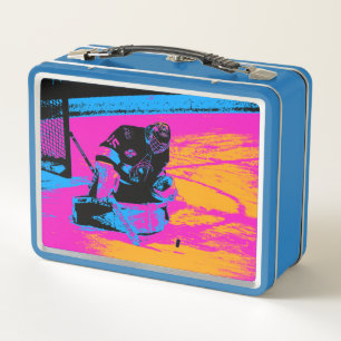 And the Puck Stops Here! - Ice Hockey Metal Lunch Box