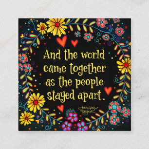 “And the World Came Together” Inspirivity cards