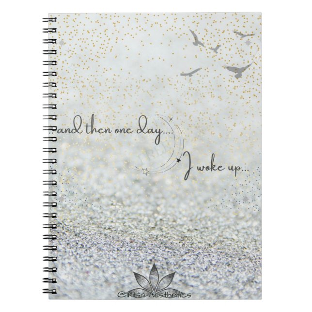 ...and then one day Spiral Photo Notebook (Front)