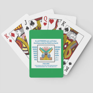 And there shall be PEACE on Earth Playing Cards