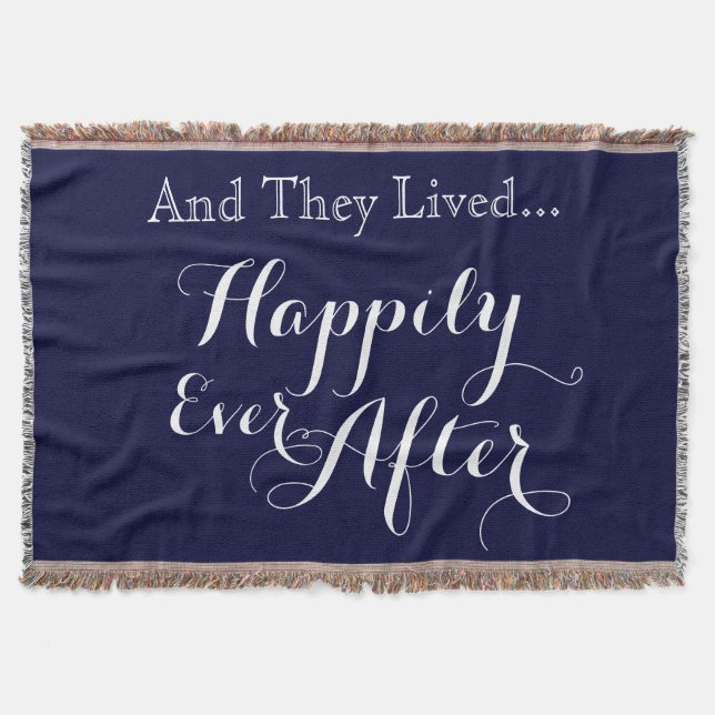 And They Lived Happily Ever After Blanket (Front)