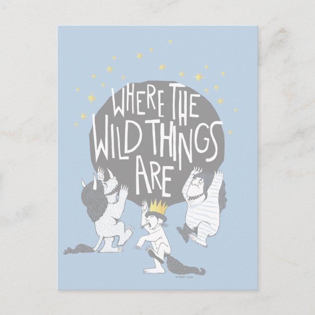 And they Roared Their Terrible Roars! Postcard (Front)