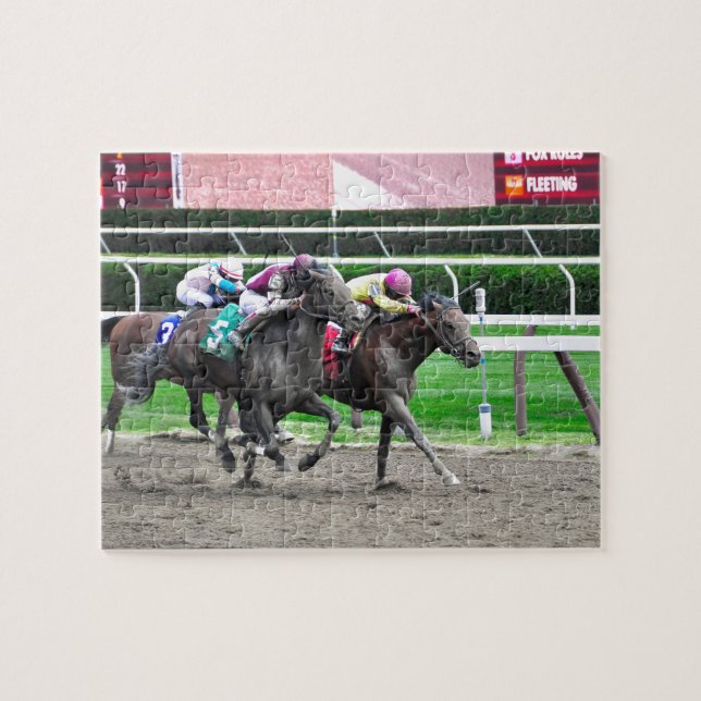 And They're off at Saratoga Jigsaw Puzzle (Horizontal)