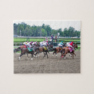 And They're off at Saratoga Jigsaw Puzzle