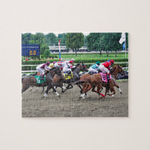 And They're off at Saratoga Jigsaw Puzzle