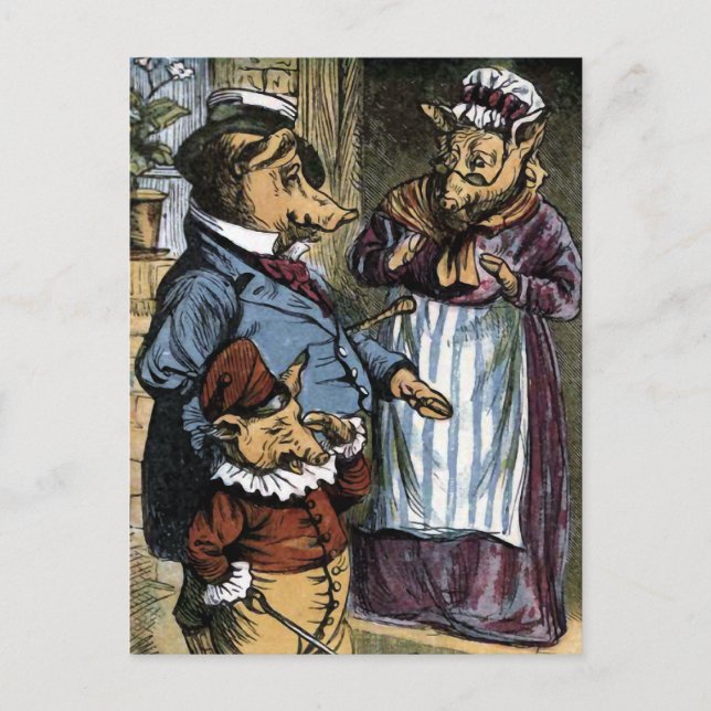 And this little piggy went crying ...... postcard (Front)