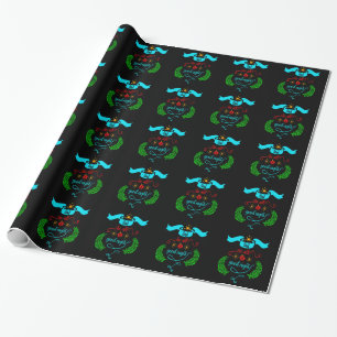 And To All A Good Night Christmas, Typography, ZSG Wrapping Paper