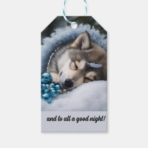 And to all a good night  gift tags