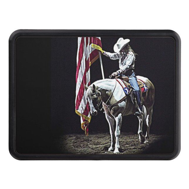 And We Pray Trailer Hitch Cover (Front)