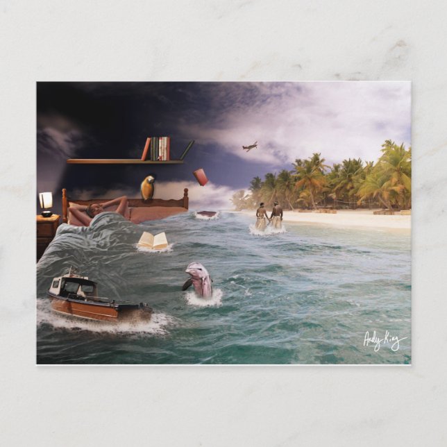 And whilst I was sleeping Postcard (Front)