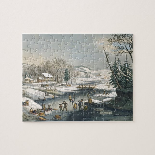 and Winter Morning Jigsaw Puzzle (Horizontal)