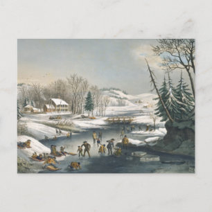 and Winter Morning Postcard