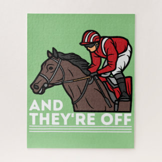 and yre off horse racing  horses race event day  jigsaw puzzle