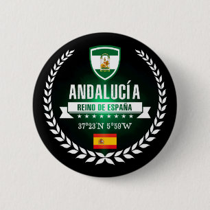 Andalucía 2 Inch Round Button