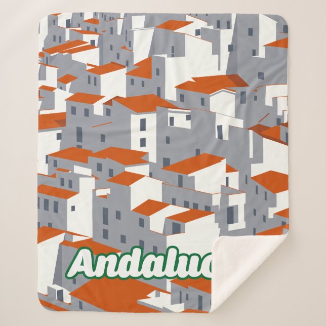 Andalucia 3 sherpa blanket (Front)