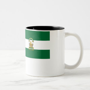 Andalucía flag Two-Tone coffee mug