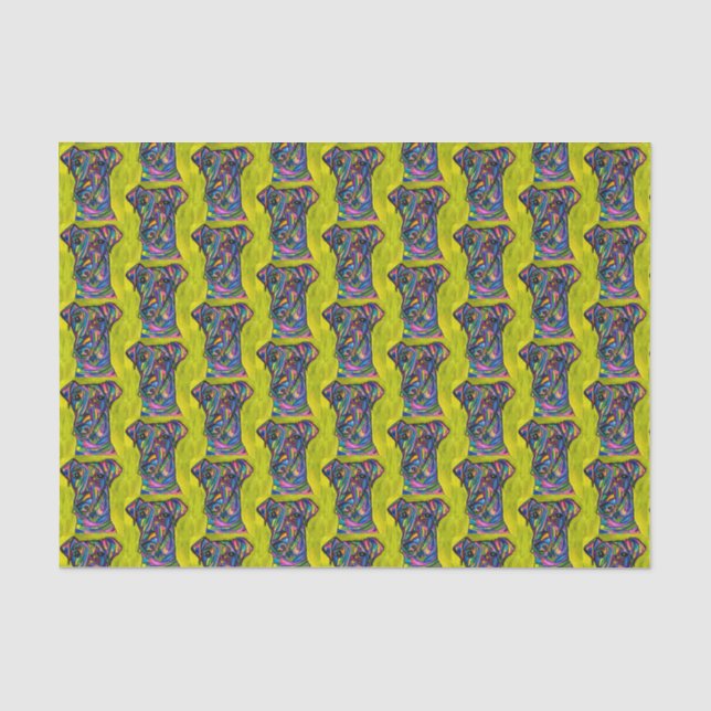 Andalucian Terrier Tissue  Paper (Front)