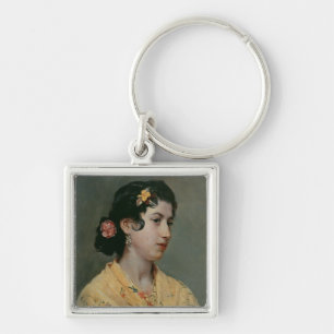 Andalucian Woman, 1898 Keychain