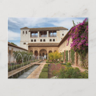 Andalusia - Generalife of the Alhambra postcard
