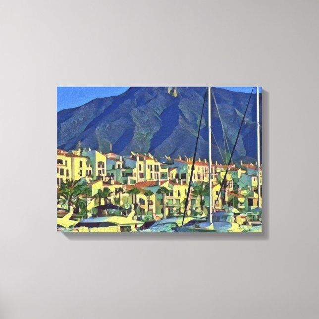 Andalusia - MARBELLA - panorama Canvas Print (Front)