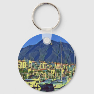 Andalusia - MARBELLA - panorama Keychain