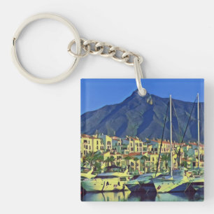 Andalusia - MARBELLA - panorama Keychain