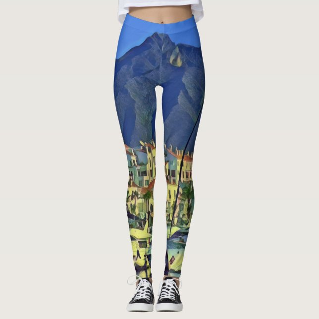 Andalusia - MARBELLA - panorama Leggings (Front)