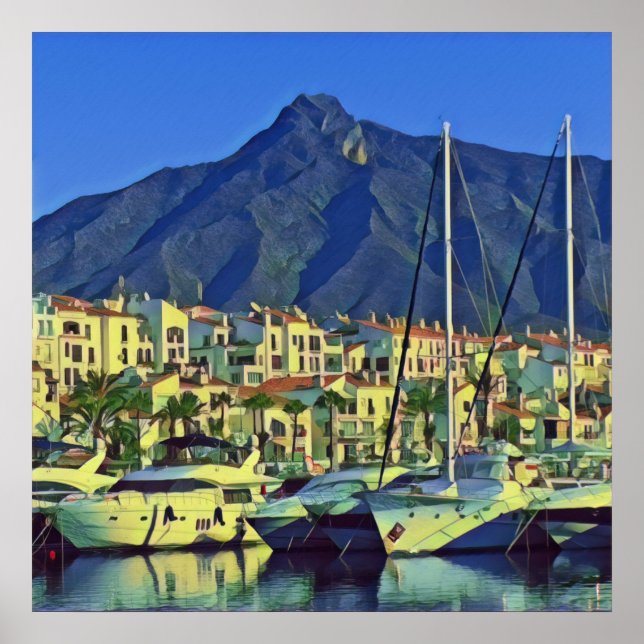 Andalusia - MARBELLA - panorama Poster (Front)
