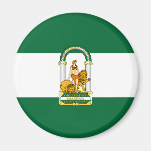 Andalusia, Spain flag Magnet