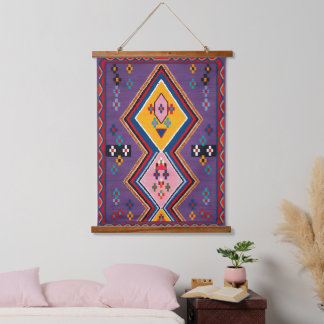 Andalusian Heritage Geometric Fine Art Hanging Tapestry