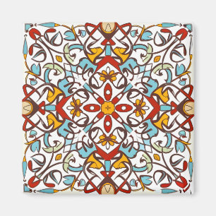 Andalusian mosaic magnet