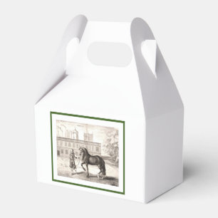 Andalusian PRE Horse – Vintage Spanish Engraving Favor Box