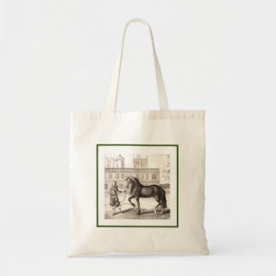 Andalusian PRE Horse – Vintage Spanish Engraving Tote Bag