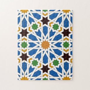 Andalusian Tiles 10 (Real Alcazar, Seville) Jigsaw Puzzle