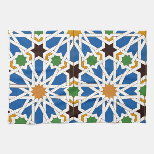 Andalusian Tiles 10 (Real Alcazar, Seville) Kitchen Towel