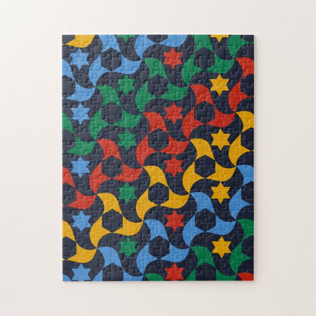 Andalusian Tiles 12 (Alhambra Palace, Granada) Jigsaw Puzzle (Vertical)