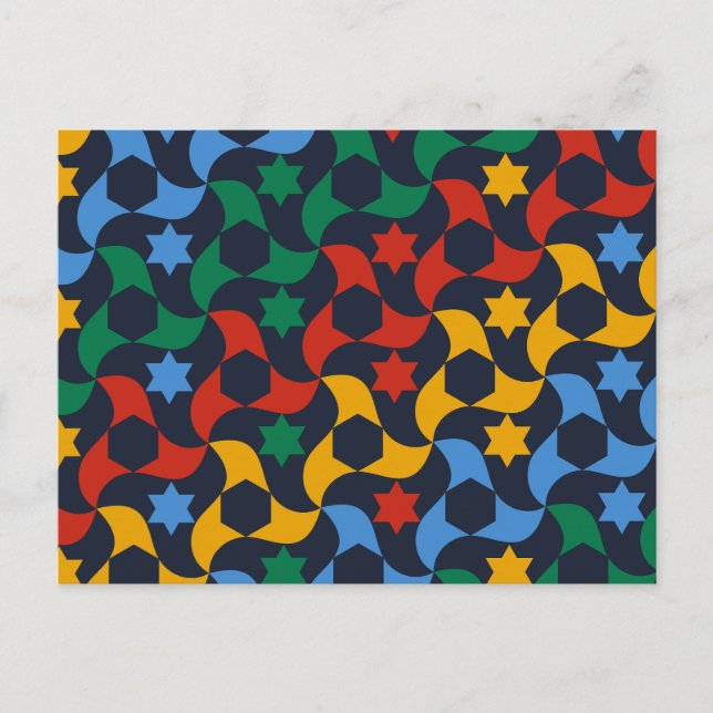 Andalusian Tiles 12 (Alhambra Palace, Granada) Postcard (Front)