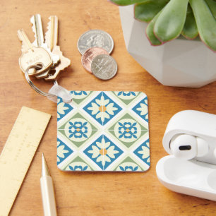 Andalusian Tiles 13 Keychain