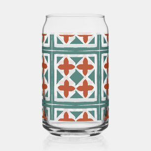 Andalusian Tiles 15 Can Glass
