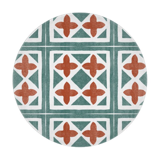 Andalusian Tiles 15 Cutting Board (Front)