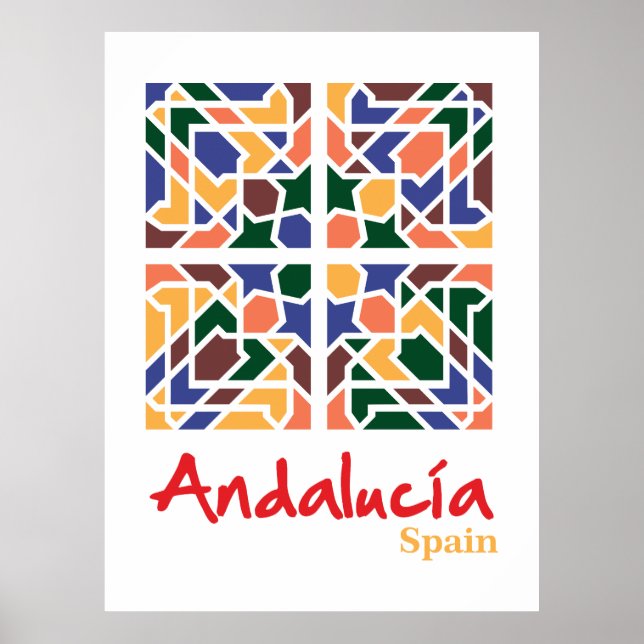 Andalusian Tiles 1 Poster (Front)